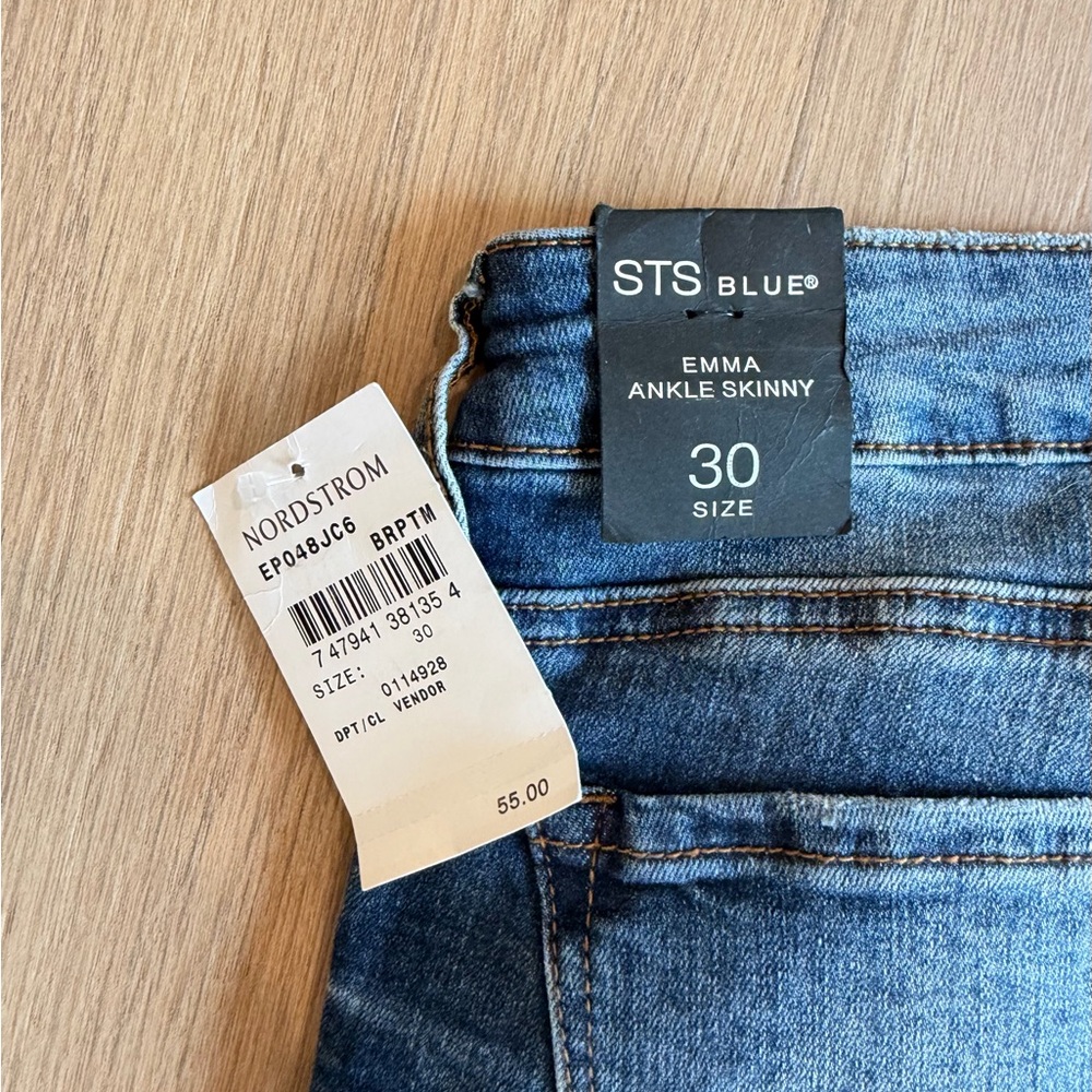 NEW STS Blue Denim Ankle Skinny Jeans